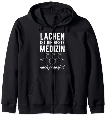 Krankenschwester Anästhesie Medizin Student Lustige Sprüche Kapuzenjacke