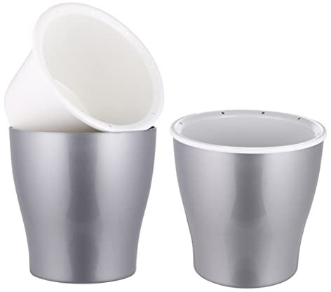 Yardenfun Pot De Fleurs Élégant À Arrosage Automatique en Plastique pour Stockage Deau pour De Taille Moyenne