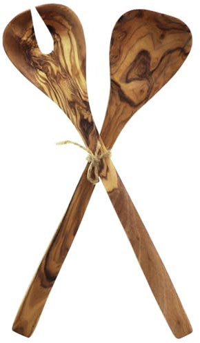 HOFMEISTER® Salatbesteck, 2-TLG., aus Olivenholz, 31 cm