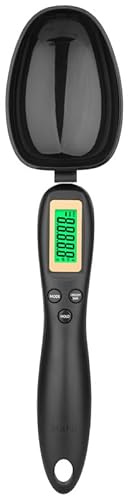 Mafiti Digital Measuring Spoon, Electronic Adjustable Measuring Spoon Scale 500g / 0.1g High Precision for Kitchen Gadgets Daily Meals Pet/Dog Food Measuring Scoop