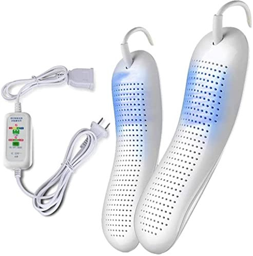 Sèche-chaussures portable, sèche-chaussures rétractable, chauffe-bottes électrique, chauffage portable avec minuterie, déshumidification, stérilisation désinfectante pour sécher les chaussettes (UV)