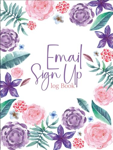 email sign up book & event registry: Collecting Name, Phone, Emails, Mailing Lists