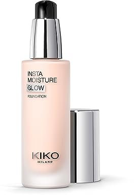 KIKO Milano Instamoisture Glow Foundation 01, Feuchtigkeitsspendende Flüssig-Foundation Mit Strahlendem Finish