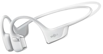 SHOKZ Casque à Conduction Osseuse OpenRun Pro 2 Mini, Écouteurs sans Fil Bluetooth 5.3, Microphones Réducteurs de Bruit, Étanchéité IP55, 12h d'Autonomie, Charge Rapide USB-C, Argent