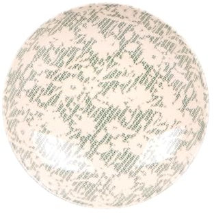 Table Passion - Assiette creuse Léa verte 22 cm (lot de 6)