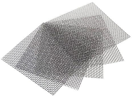 POPETPOP 5pcs Stainless Steel Aquarium Moss Wire Mesh Pads for Aquatic Planting with Wear-resistant and Sturdy Mesh Suitable for Fish Tank Decoration