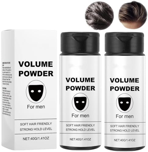 Based Texture Powder,Volumen Puder Haare,Haarpuder Männer,Haar Puder, Haarpuder für dünnes und feines Haar (40g, 2pc)