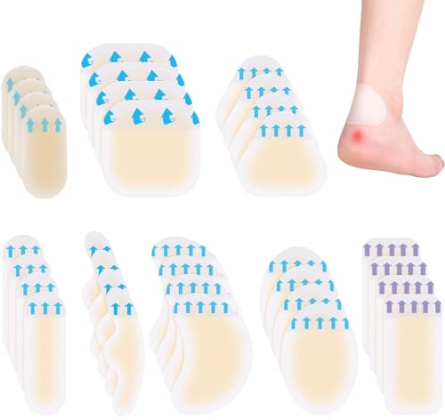 32 Pièces 8 Styles Différents Pansement Ampoule,Pansement Ampoule Pied,Pansements Ampoules,Pansement Hydrocolloïde,Anti Ampoule Pied,Ampoule Pied,Pour Le Talon, Les Orteils Et Les Pieds