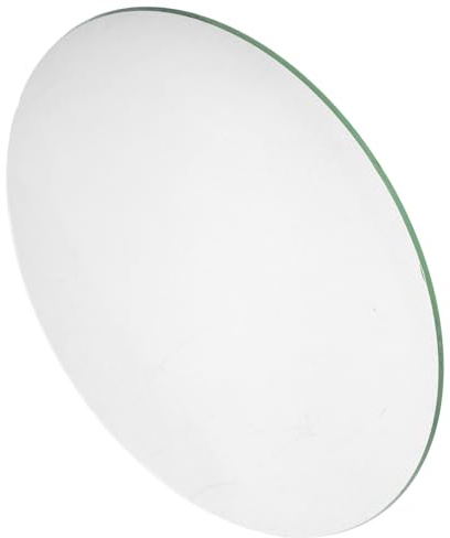 DECORNIJIA Replacement Dome Glass for Wall Clock Convex Clock Panel Cover for Desk and Mantel Clocks Dust and Moisture Protection Round Accessory for Home Office Decor