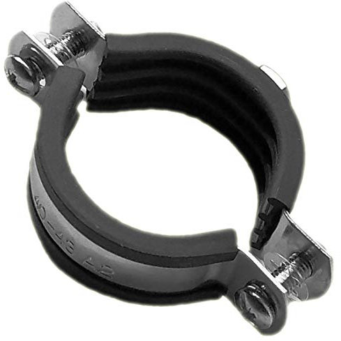 20 Stück Set Rohrschellen aus Edelstahl VA Spannbereich 15 bis 19 mm Rohr Außendurchmesser 3/8 Zoll mit Schallschutz Gummi Einlage einstellbar Klemmschelle Binder Wasser Gartenschlauch
