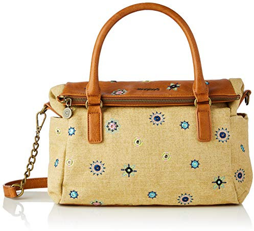 Desigual Womens Fabric Hand Bag, Brown
