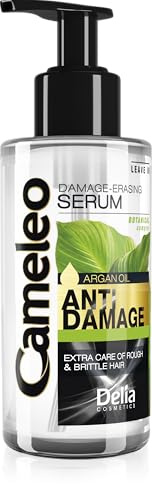 Cameleo - Suero de Queratina - para Cabello Dañado, Seco, Áspero, Quebradizo - Tratamiento y Cuidado de Reparación con Queratina Biomimética y Aceite de Argán - Protección Térmica - 150ml