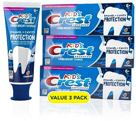 Crest Kids Enamel + Cavity Protection Toothpaste, 4.1oz (Pack of 3)