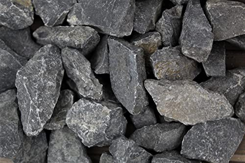 Ziersplitt 5 kg Splitt gewaschen Nero Ebano Körnung 20-30 mm Gabionenfüllung Deko Garten