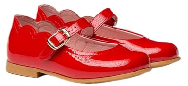 Angelitos Merceditas Charol Superflex Mod 1100 (Rojo, Numeric_22)