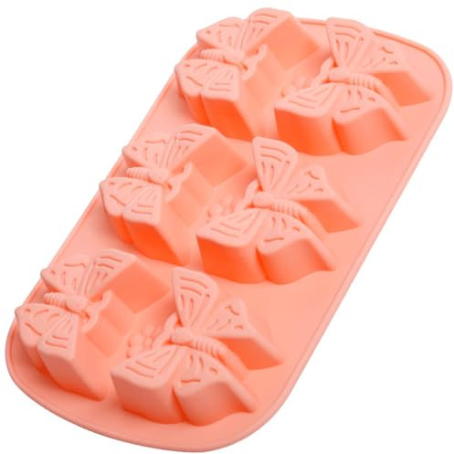 MIEDEON Kreative Käseform Schmetterling Liebe Muster Backformen niedliche Silikon-Kuchenform für Käse, Gelee, Kuchen, Dessert, Schokoladenform (Schmetterling, 21,6 x 16,6 cm)