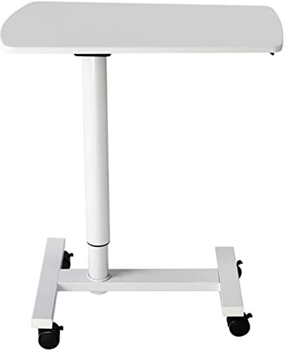Beweglicher Beistelltisch mit Schwenkrad, rollbar, winkelverstellbar, über dem Bett zu platzierender Tisch, passt über Betten und als Laptoptisch neben dem Bett