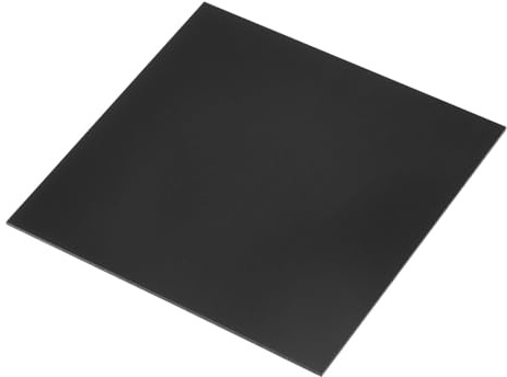 DMiotech Feuilles en Plastique UHMW de 12 x 12 x 0,1 Pouce, Polyéthylène à Ultra Haut Poids Moléculaire, Planche de Polyéthylène Noire Opaque pour l'Automobile, la Chimie, la Fabrication