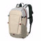 Amexo 25 L Rucksack Herren & Damen Faltbarer Reiserucksack Wasserdichter Schulrucksack Laptop Rucksack mit 14 Laptopfach Daypack Backpack für Studenten Büroangestellte Reisen Wandern (Beige)