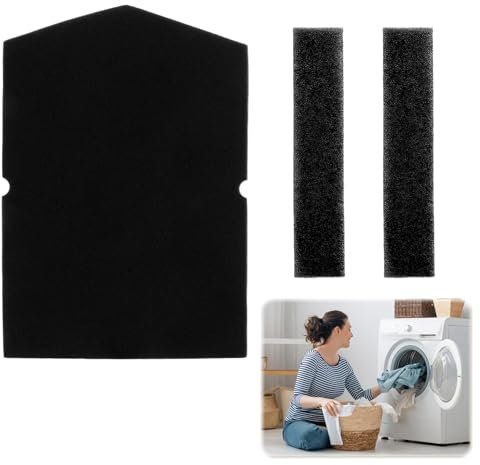 Filtro de Secadora Compatible con Miele Modelos 6057930 + 9688381/9688380, Filtro de Espuma para Secadoras de Bomba de Calor, Filtro de Pelusas, Accesorio Esencial para Secadoras Miele