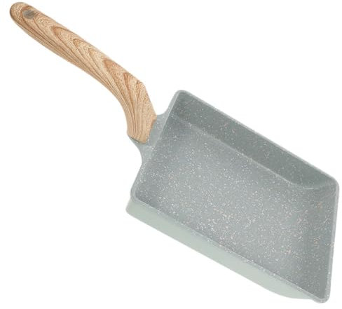 Alipis Padella Per Frittata Giapponese in Antiaderente Piccola Per Uova Induzione Manico in Legno