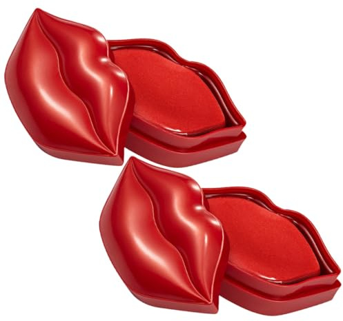 TOYZFRIENDY 40piezas Mascarillas De Gel Para Labios Almohadillas Labiales De Membrana Cuidado Labial Nocturno Antiarrugas Hidratación Profunda Para Dormir