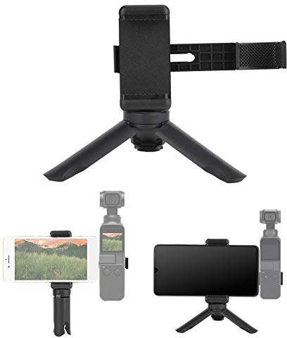 RASTKY Supporto per Treppiede con Morsetto per Telefono: Supporto per Clamp/Holder di Fissaggio per Telefono Cellulare Leggero Selfie Facili e stabilità