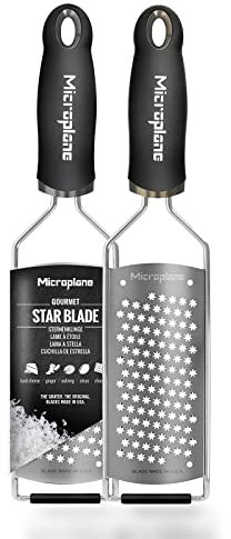Microplane 945009 - Rallador manual, acero inoxidable y plástico