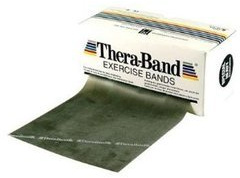 Thera-Band schwarz Stretch Gymnastikband 1,5 Meter mit gratis Offizielle Anleitung