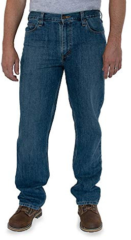 Carhartt Herren 101483 Holter Relaxed Fit Jeans, Frontier, 36W / 30L