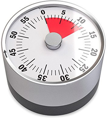 balvi - Basics Mechanischer und magnetischer Timer. Einstellbar von 1 bis 60 Minuten. Alarmton bei Er