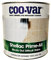 Coo-Var Shellac Prime-All Stain Blocker Sealer & Primer for Wood Plaster Cement with PSP touch-up brush (1L)