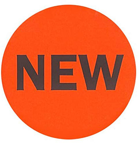 NextDayLabels - Neon Red Color, Round Labels/Great to use for Inventory Control, Grocery, Sales, Clothing Stores, Stickers 2 - 500 Labels Per Roll, 1 Roll Per Package (New)