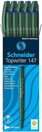 Schneider Fineliner Topwriter 147 blauw 10 stuks