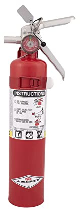 Amerex B417T 2.5 lbs ABC Dry Chemical Fire Extinguisher with Wall Bracket
