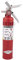 Amerex B417T, 2.5LB ABC classe chimica asciutta A B C multifunzionale 2.5LBS Estintore con supporto a parete