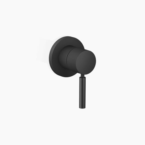 Dornbracht UP-Einhandbatterie mit Abdeckplatte 78 mm, 36060660-33, Farbe: Schwarz Matt