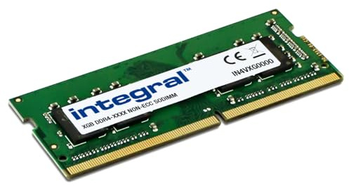 Integral 16GB DDR4 RAM 3200MT/s (or 2933MT/s, 2666MT/s & 2400MT/s) SODIMM Memoria para Portátil/Notebook PC4-25600 Non-ECC