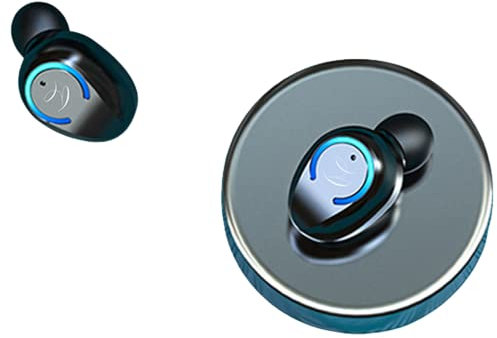 AJEMI-Ecouteurs Bluetooth sans Fil Binaural Charge Stéréo écouteur sans Fil Airpods-oreillette Bluetooth Sport sans Fil avec ENC Mic-Waterproof-650h Autonomy Case-USB-C-Port-Touch Control-Black