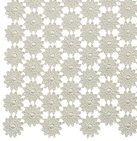 matches21 HOME & HOBBY Tischdeckchen Freya 30 x 45 cm Elegante Vollspitze in Weiß Vintage Deckchen Retro-Deko Polyester