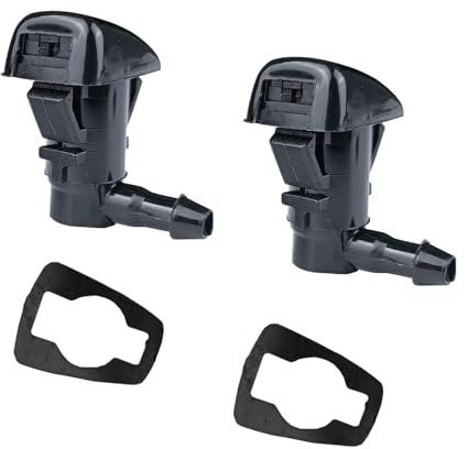VEELECP One Pair Windshield Washer Nozzle Sprayers Kit Compatible for Ford Fusion Mercury Milan Lincoln MKZ 2008-2012 Front Windshield Washer Squirter Nozzle Replace 8E5Z17603A