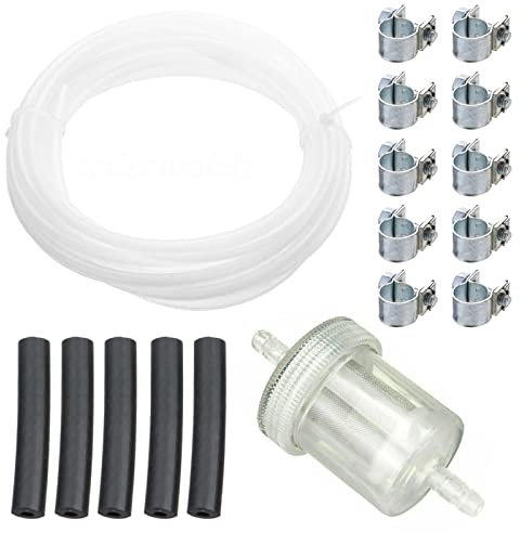 Pulchra 17PCS Diesel Heater Fuel Line Kit Car Air Parking Heater Tube Fuel Hose Line Pipe Filter for Webasto Eberspacher Replacement