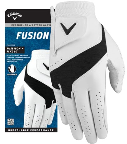 Callaway Golf Herren Fusion 24 Golfhandschuh Cabretta-Leder rechte Hand - M/L