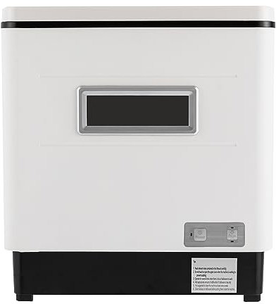 czyuRachel 60l mini lavavajillas, 1500w 220v 304 acero inoxidable lavavajillas mesa lavavajillas independiente lavavajillas lavavajillas blanco para cocinas pequeñas