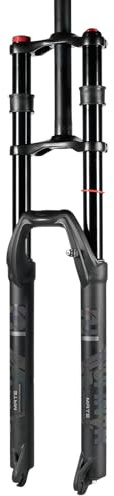NanLio Horquilla delantera de nieve de doble hombro, 27.5 pulgadas/29 x 2.5 pulgadas, horquilla MTB de 150 mm, horquilla de bicicleta eléctrica de 15/9 mm (29 pulgadas 100 x 9 mm)