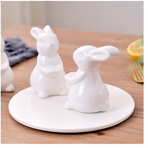 Alzata per torta in ceramica bianca Espositore rotondo in porcellana, supporti per il tè pomeridiano in ceramica, ceramica di coniglio Tortiera Vassoio per frutta Tè pomeridiano per la casa Vassoio p
