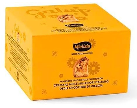 Panettone Milano farcito con crema miele Mielizia 900G