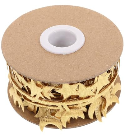 PRETYZOOM Stern Und Mondband Verzierungen Für Hochzeiten Dekorationen Für Geburtstagsfeiern Geschenkpaketband Für Valentinstag Babyparty DIY-basteln Kuchenverpackung