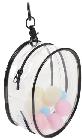 TOYANDONA PVC Transparent Dockväska för Utomhusbruk och Bärbar Dockhållare med Hängande Design Praktisk för Skydd och Visning Dockor