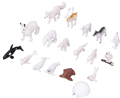 OVAQUIXI Tierfiguren-Sammlung aus Kunststoff, Tolles Lernspielzeug Zum Spielen und Lernen für